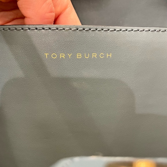 NWT Tory Burch Geo Logo Allover Large Tote Bag - Picture 4 of 5